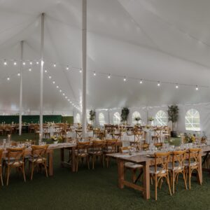 Elegant,Wedding,Reception,Setup,Inside,A,Large,White,Tent,With
